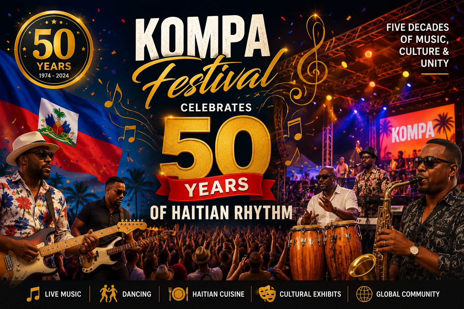 Kompa festival celebrates 50 years of Haitian rhythm