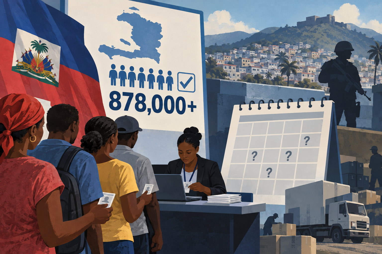 Haiti reports registration progress as election timetable remains unresolved